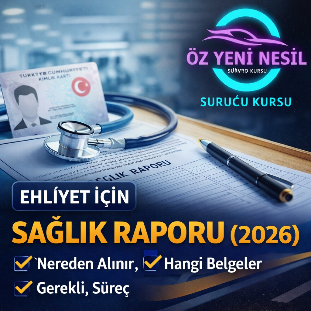 Ehliyet İçin Sağlık Raporu (2026): Nereden Alınır, Hangi Belgeler Gerekli, Süreç