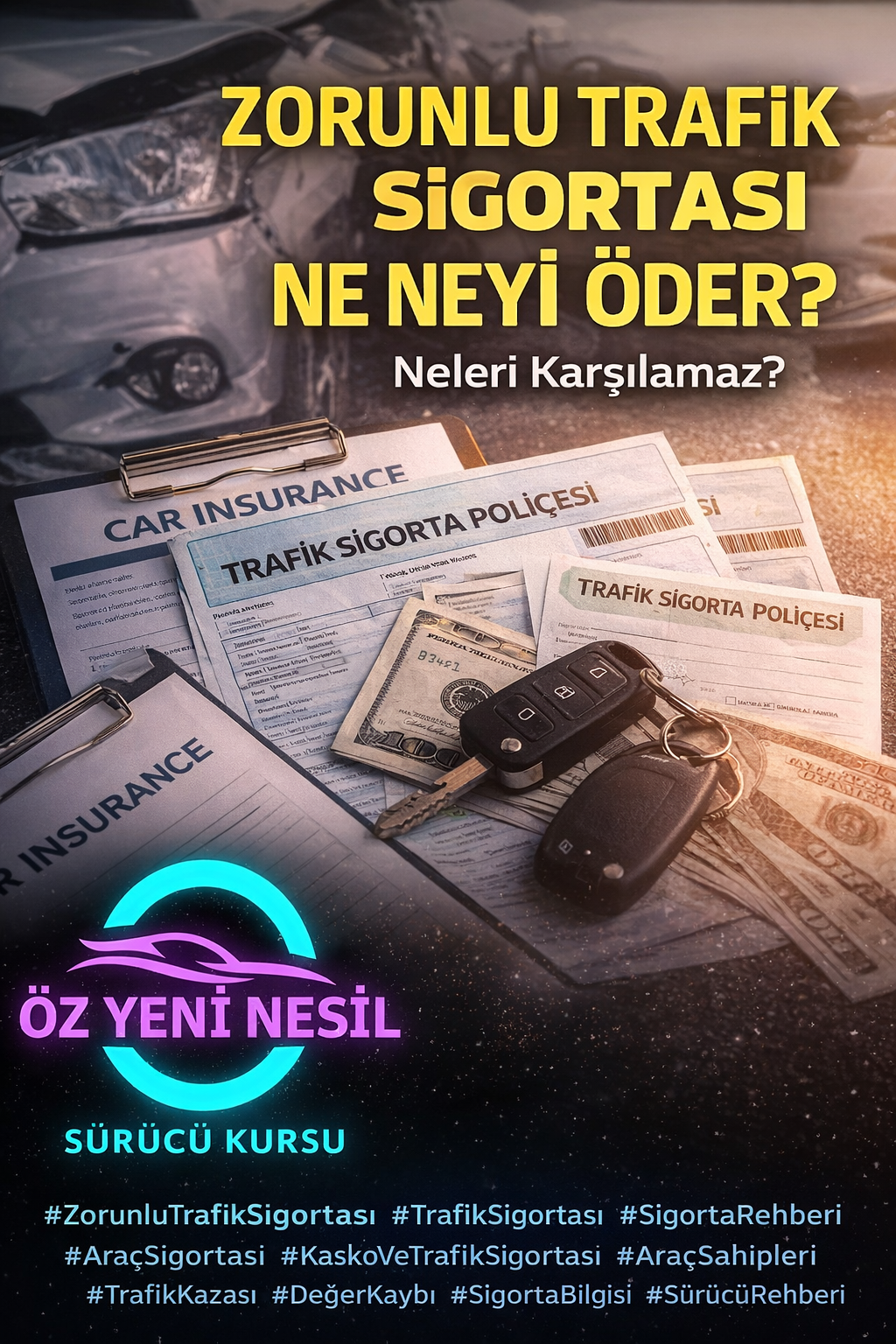 Zorunlu Trafik Sigortası Ne Neyi Öder? Neleri Karşılamaz(2026)?